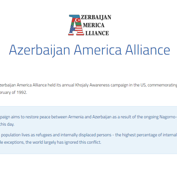 Azerbaijan America Alliance - Azeri organization in Washington DC